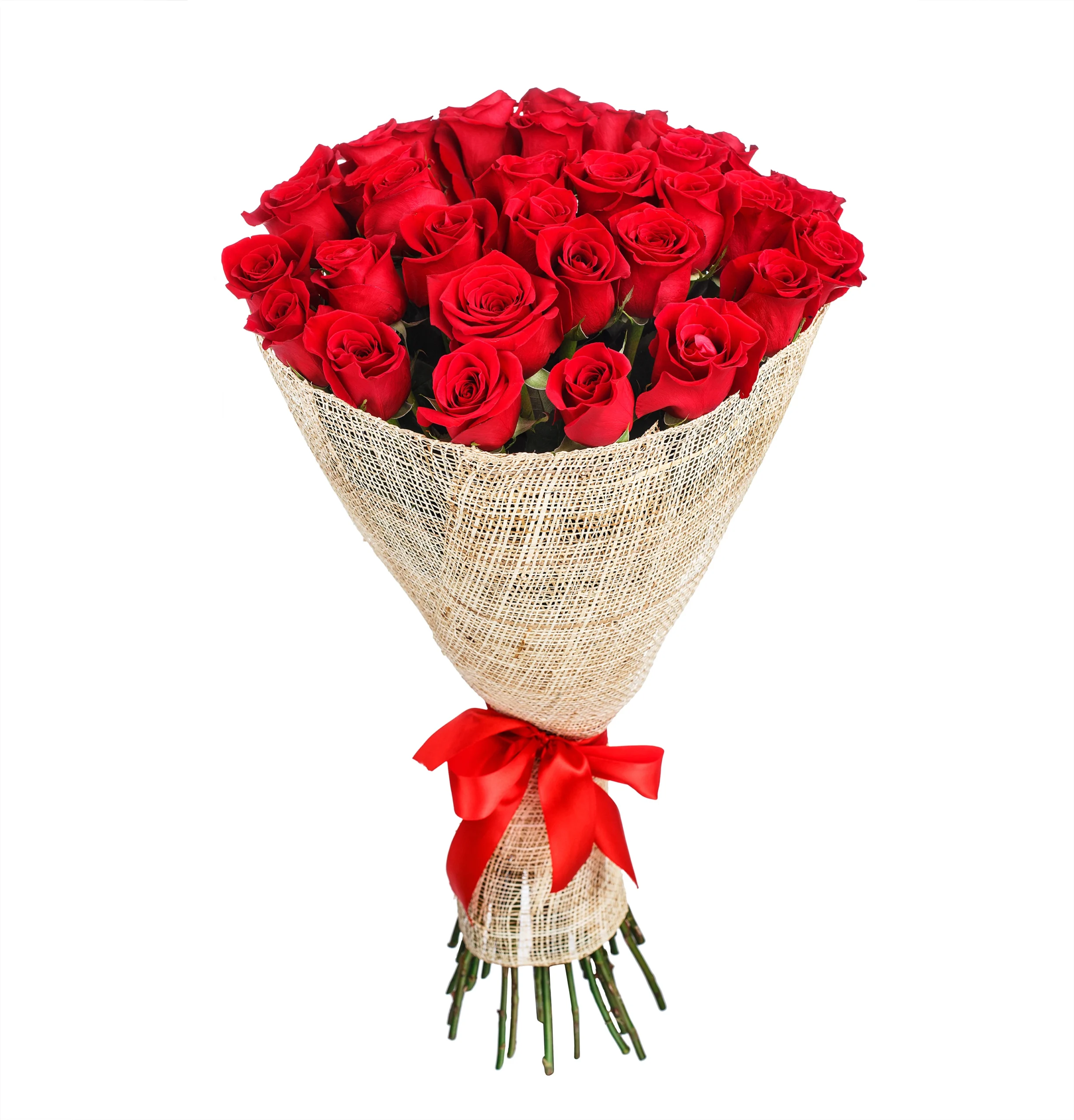 Bouquet di 29 rose rosse